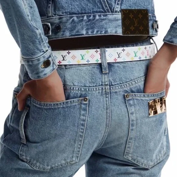 Louis Vuitton x Takashi Murakami D-ring 30mm belt - Picture 9 of 11
